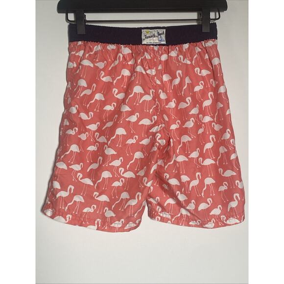 Janie and Jack Swim Trunks Flamingo Size 10 Lined - Picture 2 of 3